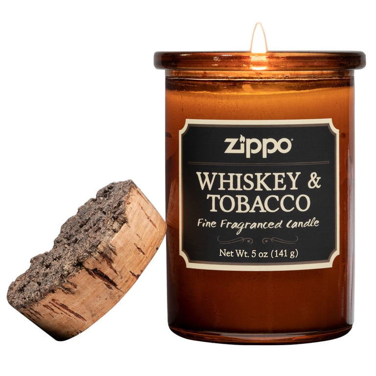 whiskey tobacco candle Zippo Spirit Candle - Whiskey and Tobacco - 5 oz