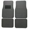 BDK MT-100-LG Classic Carpet Mats for Car SUV Van and Truck-Universal Fit Front and Rear Floor Protection with Heelpad, Light Gray