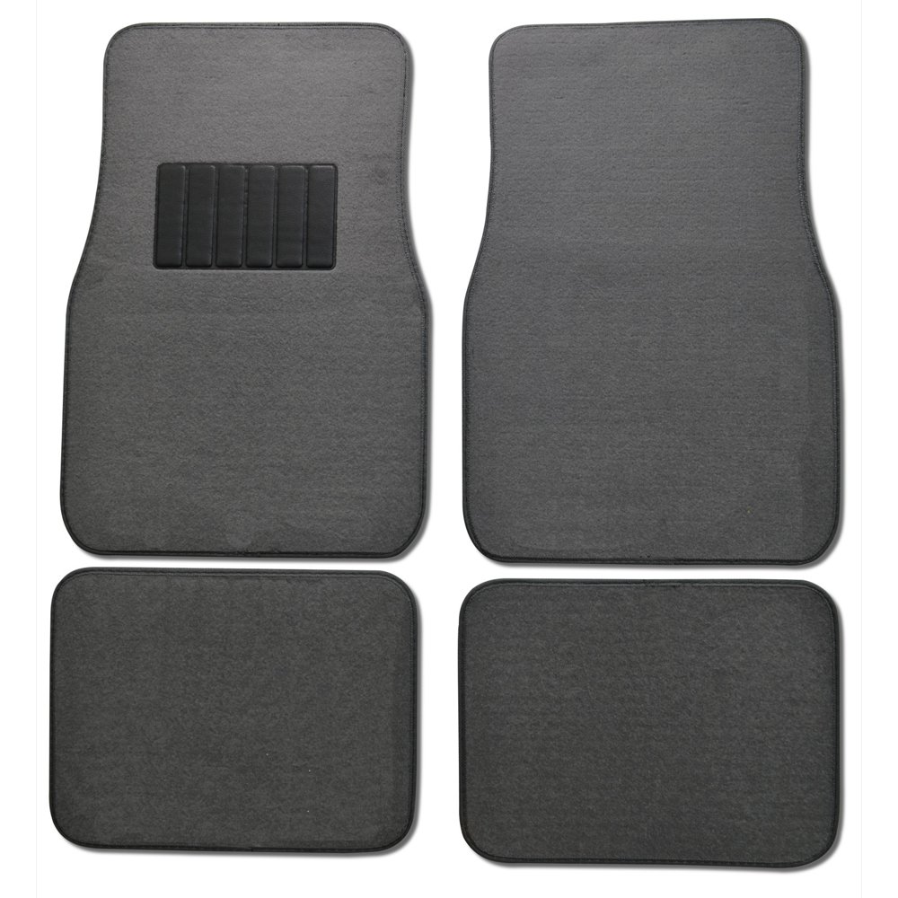 BDK Car Floor Mats 4 Pieces Carpet Protection Universal Fit for Car
