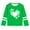 C Green, variant on SGFCWSX Girls Long Sleeve T-Shirt, Kids Graphic Crew Neck Casual Top Green Size 9-10 Years