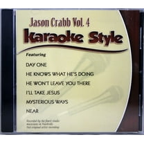 Jason Crabb Volume 4 Christian Karaoke Style NEW CD G Daywind 6 Songs