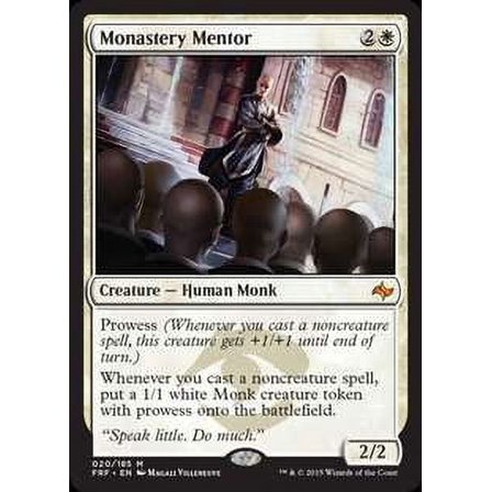 MtG Fate Reforged Mythic Rare Monastery Mentor (FOIL) #20