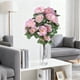 thumbnail image 5 of Ramo de flores de azalea artificial Arreglo floral para decoración de bodas y hogar, 5 of 6