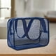 thumbnail image 2 of Neceser de malla Salvador organizador de cosméticos bolsa de afeitar portátil para artículos de tocador Azul, 2 of 10