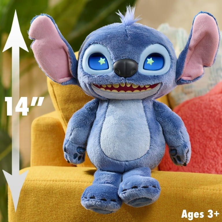 Disney Stitch Many Moods Interactive Plush Toy, 50+ Sounds