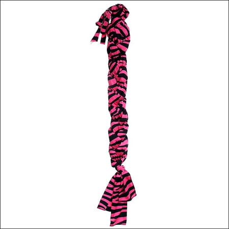 Tail Lycra Bag - PINK ZEBRA TOUGH-1 PRINTED LYCRA BRAID IN TAIL BAG WESTERN HORSE TACK GROOMING