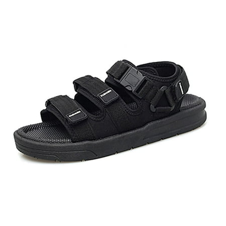 

Zpanxa Mens Sandals Men s Outdoor Comfortable Breathable Sandals Casual Beach Shoes Black Platform Sandals 42