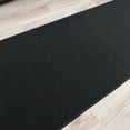 thumbnail image 3 of Custom Size Anti-Slip Machine Washable Loop Pile Black Runner Rugs ( 15' x 30"), 3 of 6
