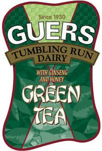 Guers Tumbling Run Dairy Green Tea with Ginseng and Honey, 16 fl oz, Caffeine Free