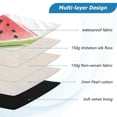 thumbnail image 3 of FORMRS 15-15.6 inch Laptop Sleeve Case Soft Carrying Quilted Computer Bag Cover, Cartoon Watermelon, 3 of 7