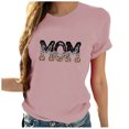 thumbnail image 1 of Blusa suelta estampada con cuello redondo y manga corta para mujer OAVQHLG3B Store  lin121212, 1 of 5