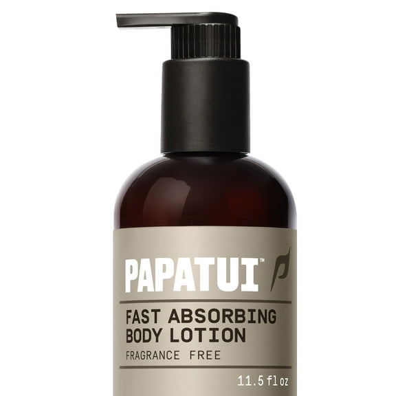 Papatui Men's Fast Absorbing Body Lotion, Unscented, 11.5 oz