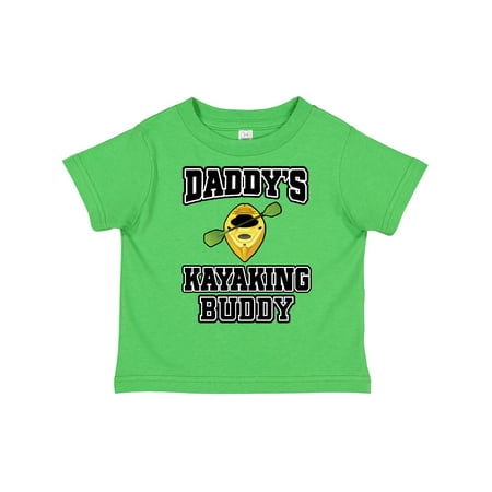 

Inktastic Kayak Gifts Daddy Kayaking Buddy Boys or Girls Toddler T-Shirt