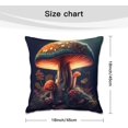 thumbnail image 6 of Fairytale Mushroom Velvet Throw Pillow Covers Sofa Pillowcase Car Square Throw Pillowcases Home Decoration 18x18Inch White 0 LTT6666, 6 of 6