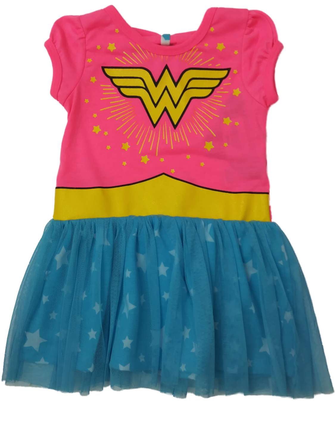 Wonder Woman - Toddler Girls Hot Pink & Aqua Blue Wonder Woman Super ...