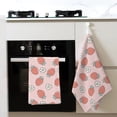 thumbnail image 4 of Sikiie Strawberry And Flowers Waffle Weave Kitchen Dish Cloth,Super Absorbent Kitchen Dish Towels 16*26 Inches for Dish Rags Washing Dishes, Drying Dishes, 4 of 7
