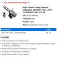 thumbnail image 2 of Right Variable Timing Solenoid - Compatible with 2003 - 2004, 2006 - 2010 INFINITI M45 4.5L V8 2007 2008 2009, 2 of 2