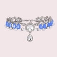thumbnail image 2 of Collar HUOGUO Fashion Alloy con perlas de diamante completo para mujer, 60 cm, 2 of 5