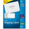Avery Copier Shipping Labels, 2 x 4 1/4, White, 1000/Box