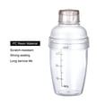 thumbnail image 4 of Uxcell 350ml Coctelera de Plástico Transparente Mezclador de Bebidas Vino Coctelera Mezclador de Bebidas Herramientas de Bar, 4 of 5