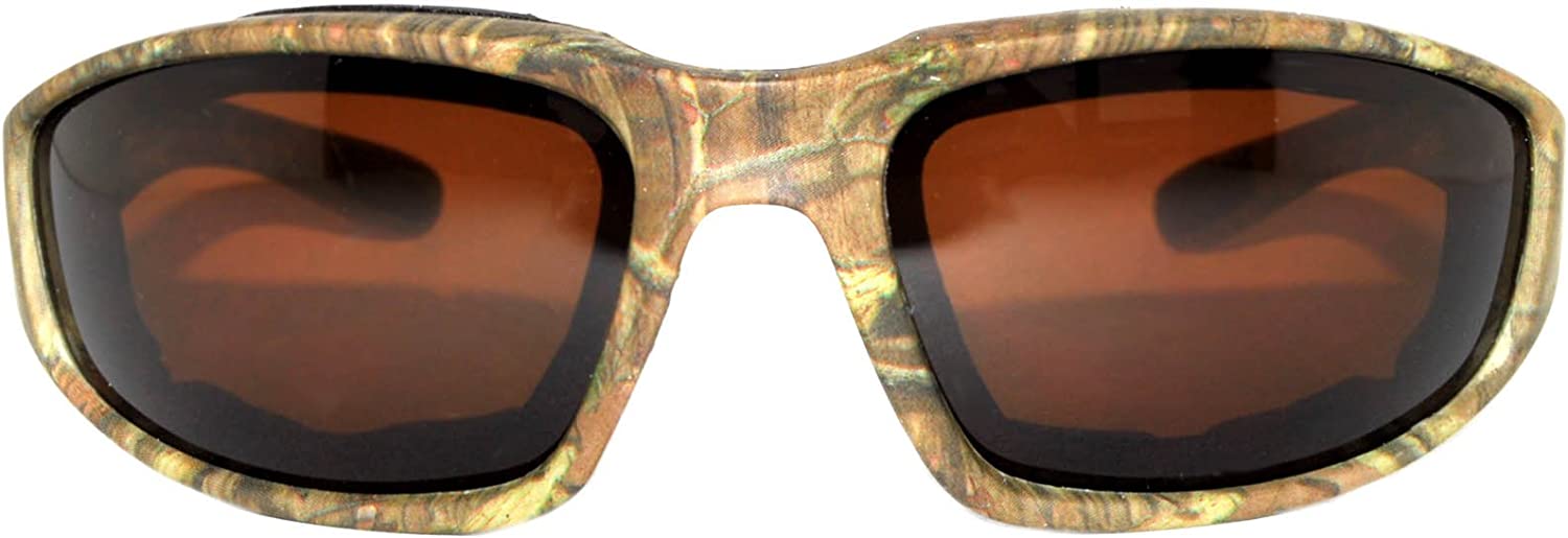 Motorcycle Sunglasses - Camo 1 Frame / Brown Lens - image 4 of 4