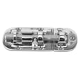 thumbnail image 2 of Pestillo de cerradura de puerta de acero inoxidable, pernos deslizantes, herrajes para barco, yate, baño, cobertizo de inodoro, 4,3x1,5 pulgadas, 2 of 9