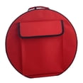 thumbnail image 2 of Bolsa de batería de 17 pulgadas Bolsa de batería ligera Mochila con correa para el hombro Reutilizable Rojo kusrkot Estuche de almacenamiento de tambor, 2 of 8