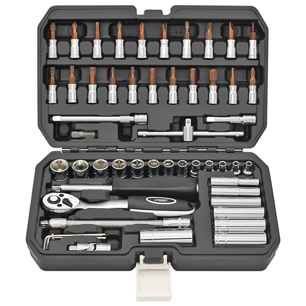 Portable 2Pcs Adjustable Quick Combination Wrench Set Car Repair Kit Hand Tools 