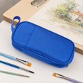 thumbnail image 3 of PYURTEP Simple Pencil Bag, Lightweight Cloth Pencil Pouch, Portable Solid Color Zipper Pouch for Stationery School Office, 3 of 4