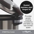 thumbnail image 3 of Arrocera Proctor Silex 37560R Comercial 60 Tazas 14L gris, 3 of 3