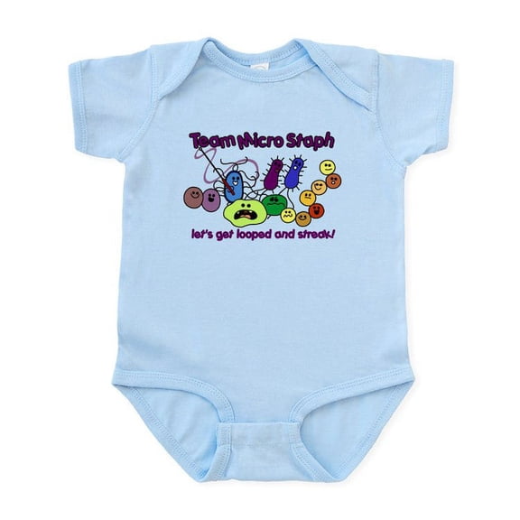 CafePress - I Love Bacteria Infant Bodysuit - Baby Light Bodysuit, Size Newborn - 24 Months