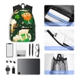 thumbnail image 5 of Goofa St Patrick's Day10 Print Casual Backpack for Women Men,Waterproof High School Bookbag,Lightweight Travel Daypack,Classic College Backpack,Laptob Backpack, 5 of 6