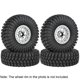 thumbnail image 4 of 4 Uds. NeumáTico de Goma de 110Mm 1,9 para Coche Trepador de Control Remoto 1/10 TRX4 D90 Axial SCX10 II III Redcat A, 4 of 5