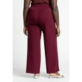 thumbnail image 5 of ELOQUII Women's Plus Size Tall The Ultimate Stretch Wide Leg Pant, 5 of 6