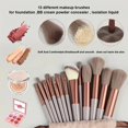 thumbnail image 2 of Juego de brochas de maquillaje profesional, brocha suave y esponjosa, base cosmética en polvo, sombra de ojos, Kabuki, mezcla, herramienta de belleza, 2 of 5