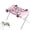 Pink, variant on 2-in-1 Foldable Pet Grooming Bed, Pet Bathing Hammock with Stand Quick Surface and Strap, Pet Nail Trimming, Washing, Haircuts, Maintenance, Travel Grooming