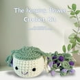 thumbnail image 6 of Crochet kit beginner crochet kit, complete DIY kit animal and adult and children kit, with step-by-step instructions and video tutorials, DIY manual chlorophytum comosum potted crochet kit, 6 of 8
