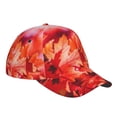 thumbnail image 3 of Balery Baseball Cap Adjustable Size for Running Workouts and Outdoor Activities All Seasons Dad Hat(Autumn Maple Leaves), 3 of 8