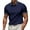 Navy, variant on Mens Polo Shirts Short Sleeve Casual Knit Athletic T-Shirts Vintage Golf Classic Contrast Old Money Tops