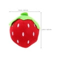 thumbnail image 6 of 6pcs Mini Strawberry Plush Toy for Kids 6cm Soft Stuffed Fruit Doll Cute Plush Ornaments for Baby Shower Birthday Party Favors, 6 of 6