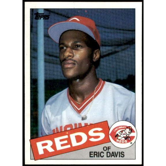 Eric Davis Rookie Card 1985 Topps #627