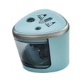 thumbnail image 3 of Electric Pencil Sharpener, Widely  Double Holes Efficient Portable Colored Pencil Sharpener Safe To Use Auto Stop  for Classroom School for Kids Blue, 3 of 8