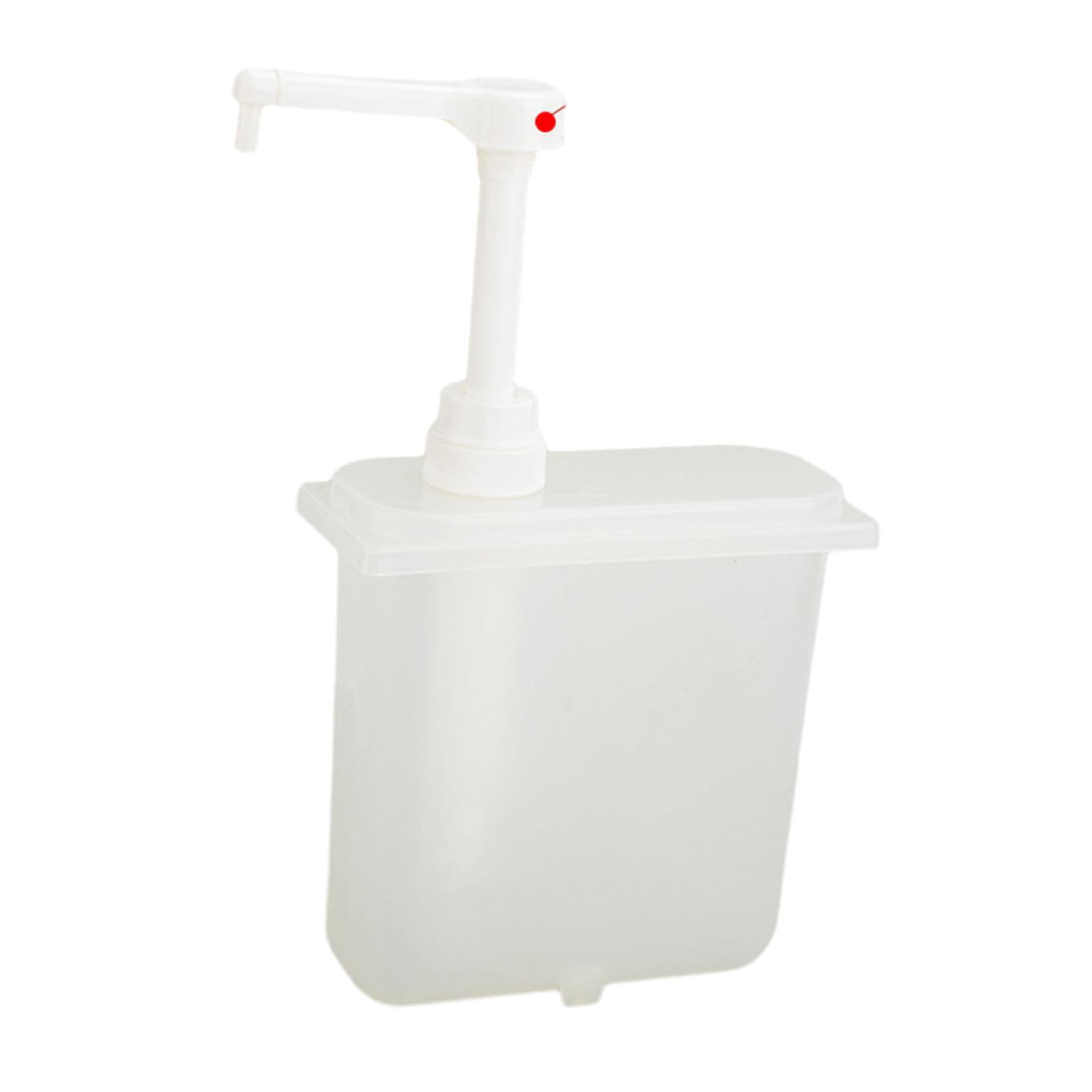 Baoblaze Condiment Pump Sauces Pump Bottles Salad Syrup Bottle for Kitchen Restaurant 1L