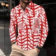 thumbnail image 1 of DecSea Mens Long Sleeve Polo Shirts Fashion Color Block Zipper T shirts, 1 of 5