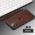 thumbnail image 1 of Funda de tela a la moda para iPhone XR X Xs Max 11 13 14 Pro Max 12 Mini SE 6 6s Plus 7 8 cubierta de hierro con imán incorporado ciervo gato Shell Tan Jianjun unisex, 1 of 2
