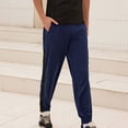 thumbnail image 4 of ZMHEGW Men Tear Pants Basketball Casual Training Warm Up Loose Open Leg Sweatpants With Pocket, 4 of 7