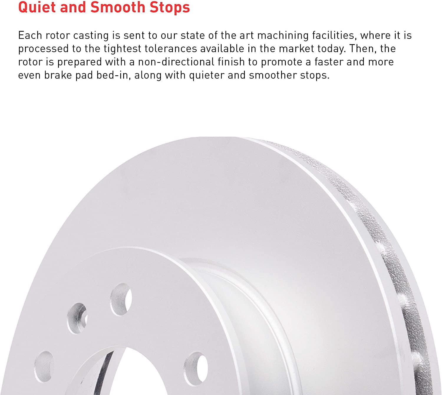 Rear Dynamic Friction Company GEOSPEC Coated Brake Rotor 604-54051 (1) For 2002-2004 Ford Focus