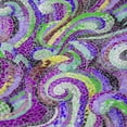 thumbnail image 2 of Addison Rugs Indoor/ Outdoor Surfside Mosaic Waves Washable Rug New Purple - 8' x 8', 2 of 7