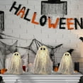thumbnail image 6 of BNNG Halloween Decorations Indoor, Ghost Decor with White Sequin Fabric, Halloween Party Decorations,Spooky Ghost Light for Home Table Room Kitchen Office, 6 of 7