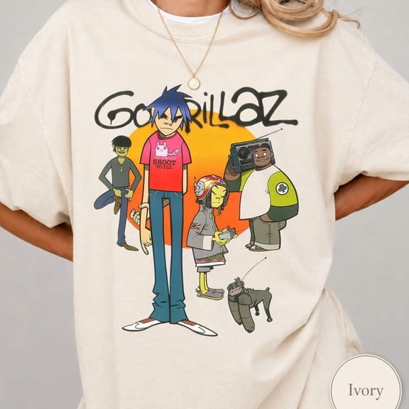 Comfort Colors® G0rillaz Tou 2026 T-Shirt, Gorillaz Ban Shirt, Music Fan Tee, Concert Shirt, Alternative Rock Gift